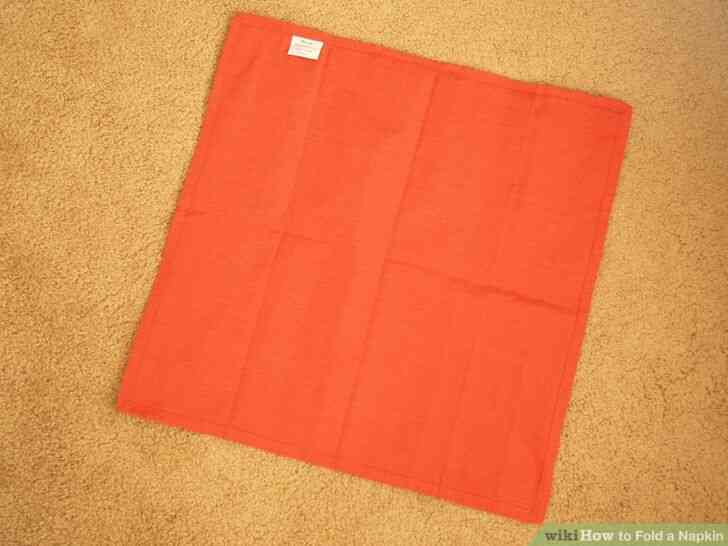 Image intitulée Plier une Serviette de table à l